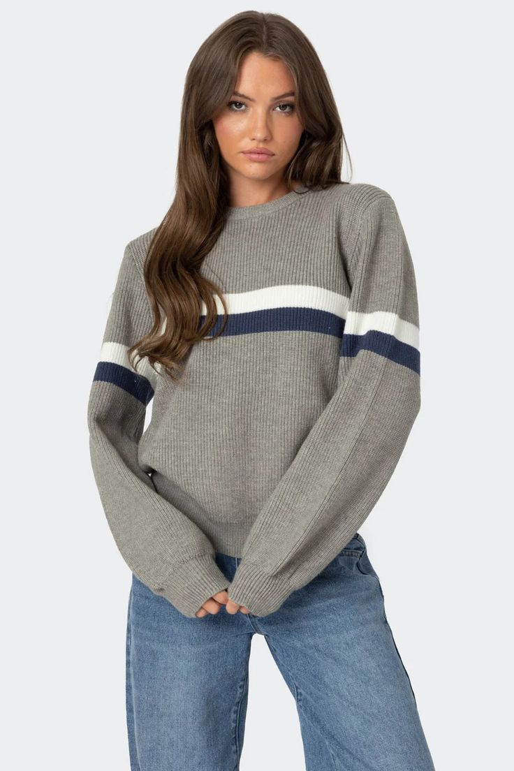 Nautical Striped Oversized Sweater – edikted Striped Oversized Sweater, Oversized Striped Sweater, Oversize Sweater, Sweater Oversized, Sweater Oversize, Swimwear Dress, Oversized Sweatshirt, Oversized Sweater, Sweaters Oversized