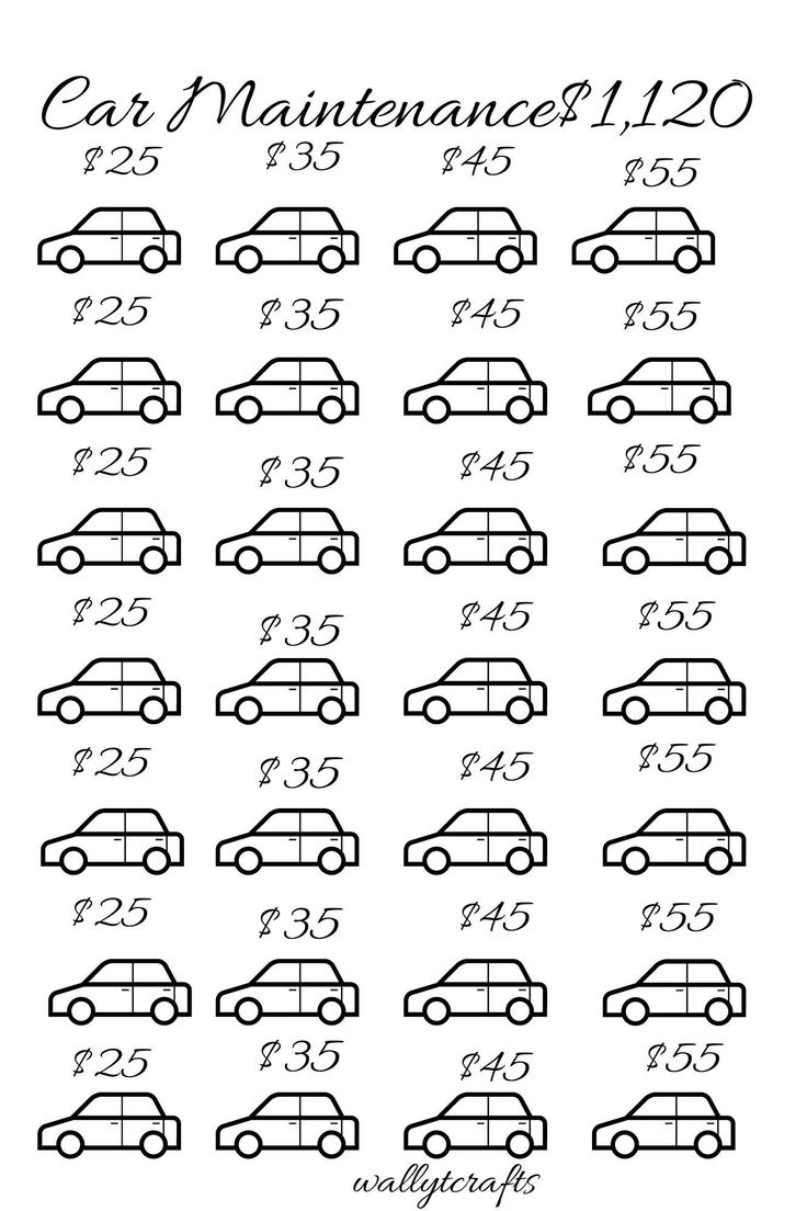 an image of car maintenance numbers