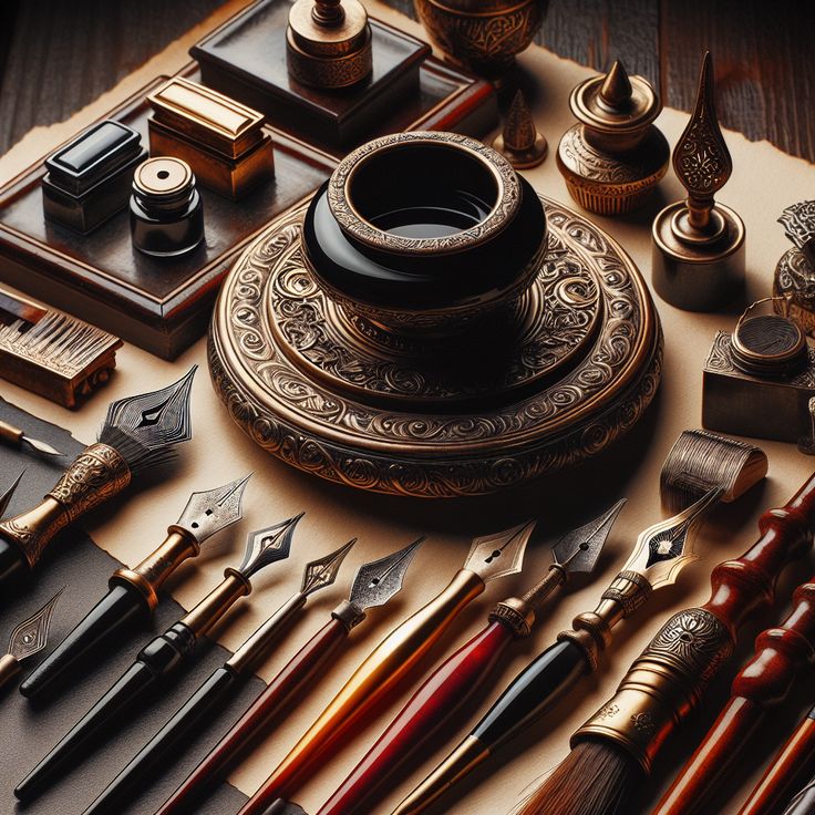 What is Calligraphy icon Calligraphy Organization, Calligraphy Kit, Calligraphy Tools, Quill And Ink, Digital Calligraphy, Houses Interior, Calligraphy Supplies, Beautiful Writing, Tools Drawing