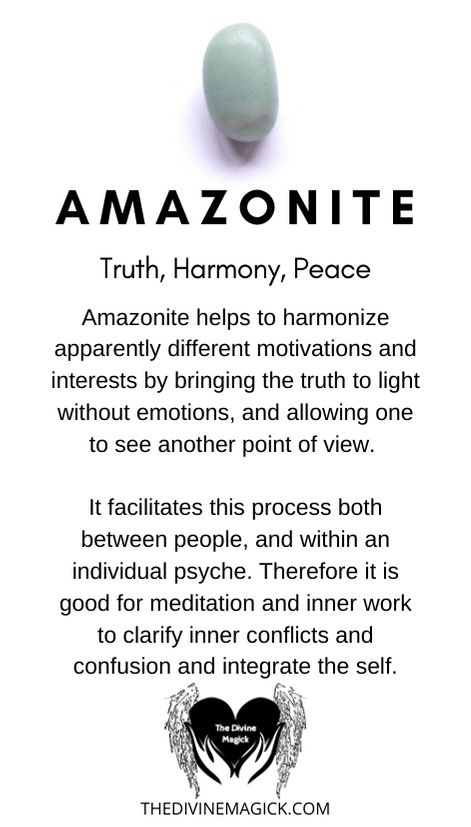 Amazonite Crystal Meaning, Crystal Healing Chart, Amazonite Crystal, Wiccan Spell Book, Crystal Aesthetic, Crystals Healing Properties, Spiritual Crystals, Crystal Therapy, Meditation Crystals