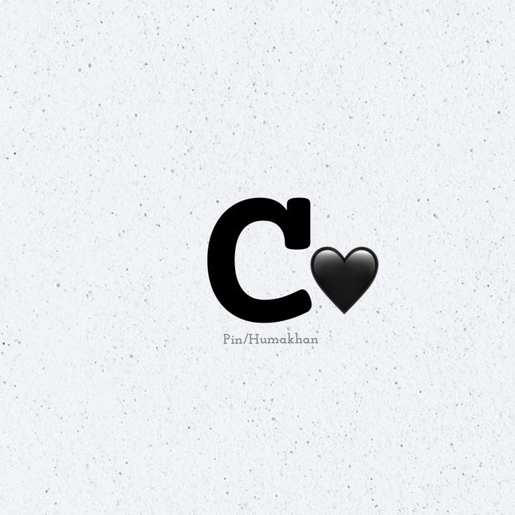 the letter c is made up of two hearts