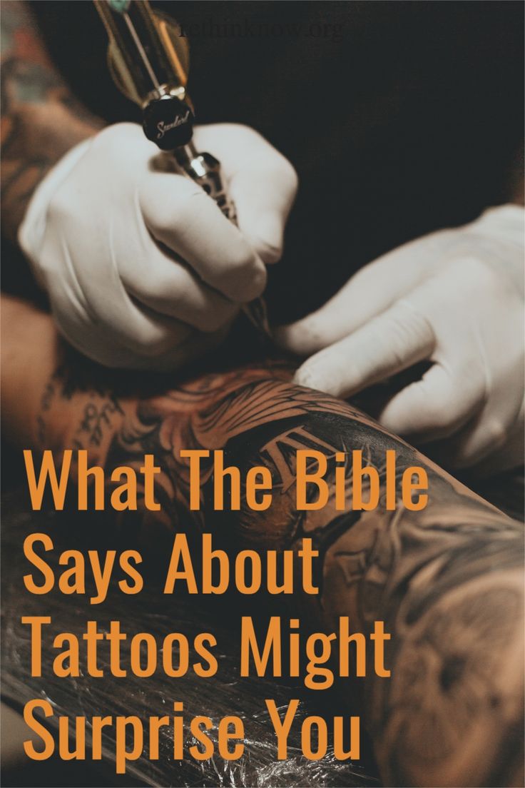 a man getting his tattoo done with the words what the bible says about tattoos might surprise you