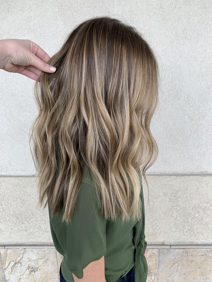 Light Brown Hair With Babylights Subtle Balayage, Cute Mom Hair Colors, Partial Highlight Balayage, Partial Blonding On Brown Hair, Partial Foil On Light Brown Hair, Surface Layers Hair, Ways To Cover Grey Hair, Partial Foil Balayage, Partial Foil Brunette