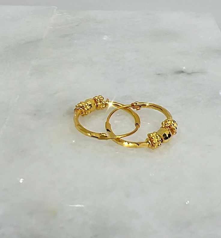 2.80 grams 21k Gold Earrings, Gold Hoop Cartilage Earrings For Anniversary, Traditional Hoop Huggie Earrings Gift, Traditional Small Hoop Huggie Earrings For Gifts, Traditional Small Huggie Earrings As A Gift, Gold Small Hoop Nose Rings For Anniversary, Hoop Nose Rings For Anniversary, Gold Plated Hoop Huggie Earrings, Small Hoop Gold Plated Earrings For Wedding