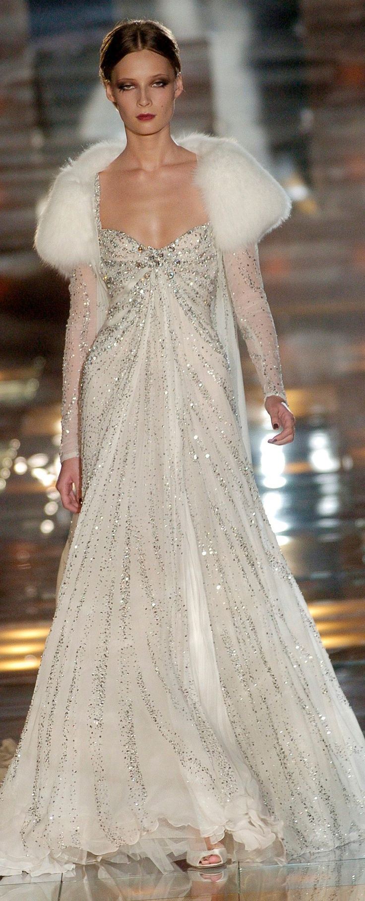 Elie Saab 2004 Couture, Elie Saab White Dress, Ellie Saab 2023, Ellie Saab Wedding Dresses, Ellie Saab Haute Couture, Gorges Hobeika, Wedding Dresses Ellie Saab, Ellie Saab Wedding, Ellie Saab Couture