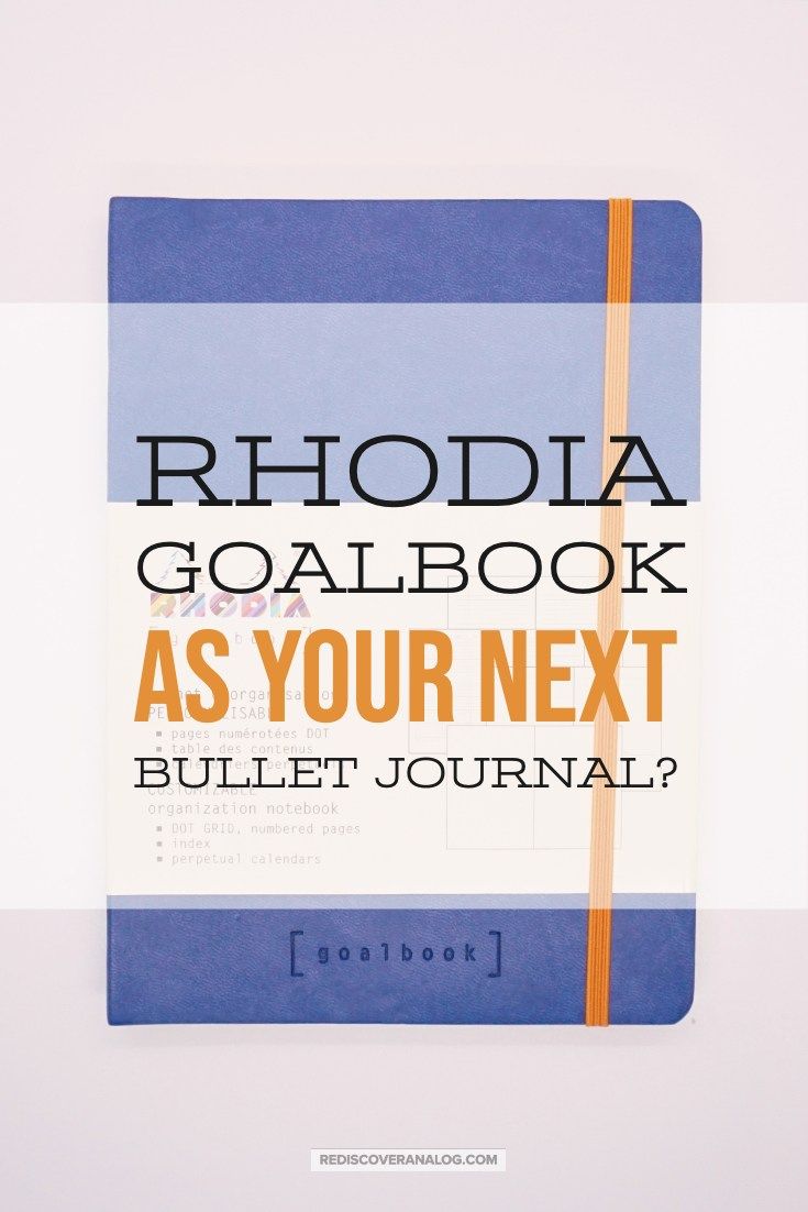 A Quick Overview of the Rhodia Goalbook — Rediscover Analog Pens For Bullet Journaling, Rhodia Notebook, All The Months, Journal Organization, Dotted Notebook, Grid Notebook, Dot Grid Notebook, Bullet Journal Notebook, Journals & Planners