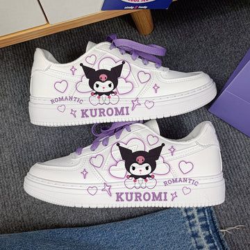 Cute Kawaii Kulomi High-top Comfortable Sneakers – ubekeen Aesthetic Platform Shoes, Cute Casual Shoes, Hip Hop Fashion 90s, Crop Top With Jeans, 90s Hip Hop Fashion, Pola Amigurumi, Shoes Soft, Girlfriend Gift, Grunge Aesthetic