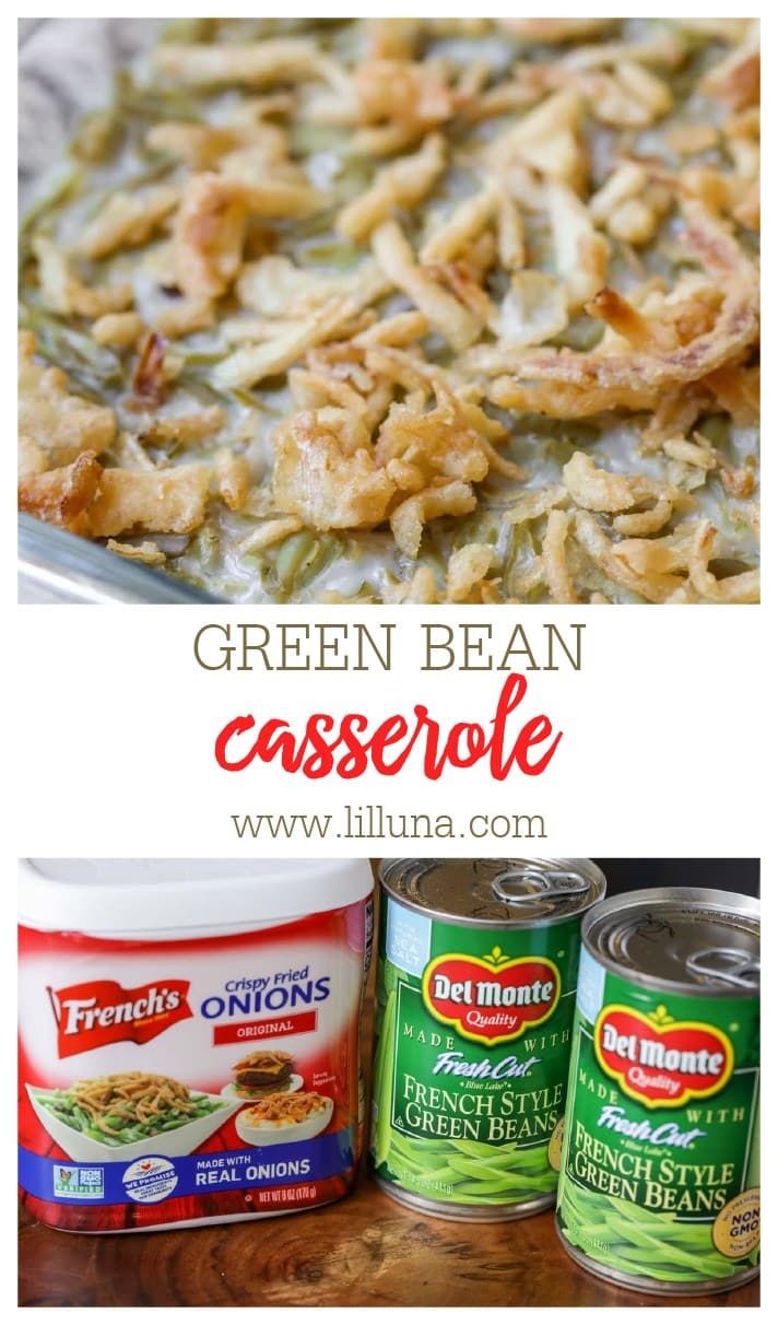 green bean casserole is an easy and delicious side dish