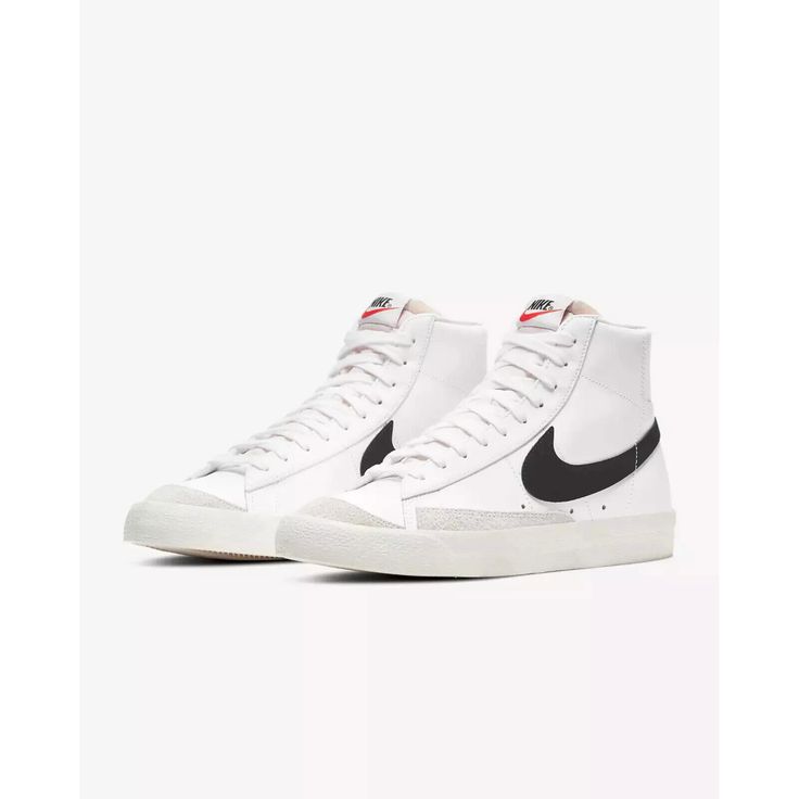 Nike Blazer Mid '77 Vintage Bq6806-100 Sneakers Men's White Basketball Shoes Bu1 Description Nike Blazer Mid '77 Vintage Bq6806-100 Sneakers Men's White Basketball Shoes Bu1. Product Detail Brand: Nike Model: Nike Blazer Mid '77 Vintage Bq6806-100 Department: Men's Color: White Black Please Message Me If You Have Any Questions. I Stand By All Of My Items Before And After Purchase. Please See My Feedback. We Do Not Combine Shipping Unless It’s At Least 7 Orders To Combine. If You Ask Us To Cancel Shoes Nike Blazer, Blazer Mid 77 Vintage, Black Basketball Shoes, White Basketball Shoes, Dr Shoes, Nike Shoes Girls, Preppy Shoes, Basket Noir, Nike Blazer Mid 77