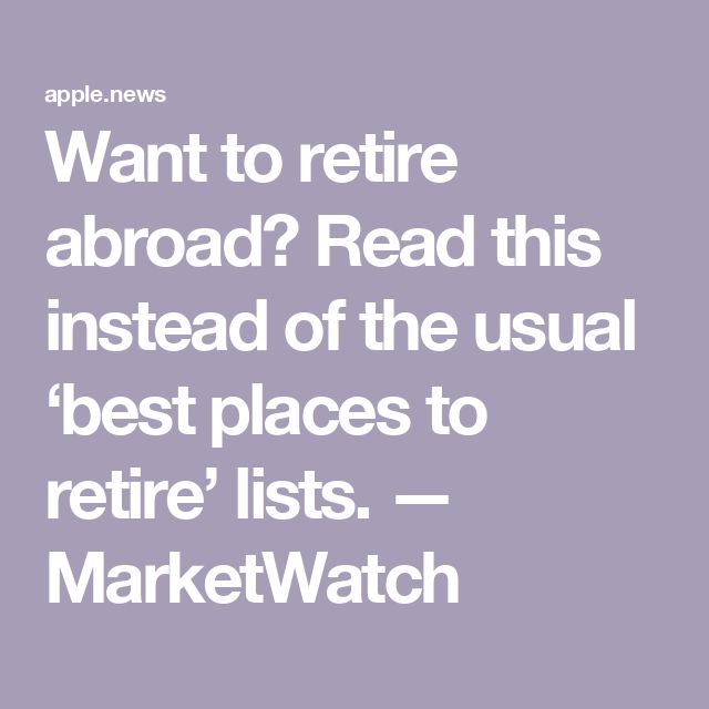 an advertisement with the words,'want to retrire about read this instead of the