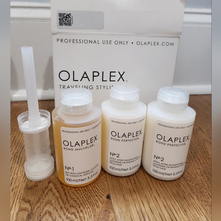 Brand New Directly From Cosmoprof. I Am A Licensed Professional. Price Firm. Repair And Rebuild Your Hair No Matter Where You Are With The Olaplex Travel Stylist Kit That Includes Three Tsa-Approved Olaplex Travel Sizes. This Olaplex Bundle Includes Both Steps In The Award-Winning Olaplex Routine And Contains The Patented Formula That Repairs Broken Bonds Within The Hair That Results From Chemical, Thermal And Mechanical Damage. With This Olaplex Set, You Can Lighten, Color, Perm Or Straighten Your Hair Without Causing Hair Damage. Features & Benefits: Cruelty-Free Suitable For All Hair Types Repairs Hair From All Chemical And Color Services Damage Deep Conditioning Treatment Reduces Fu Olaplex Routine, Olaplex Set, Stylist Kit, Broken Bonds, Hair Damage, Tsa Approved, Deep Conditioning, Heat Damage, Hair Breakage