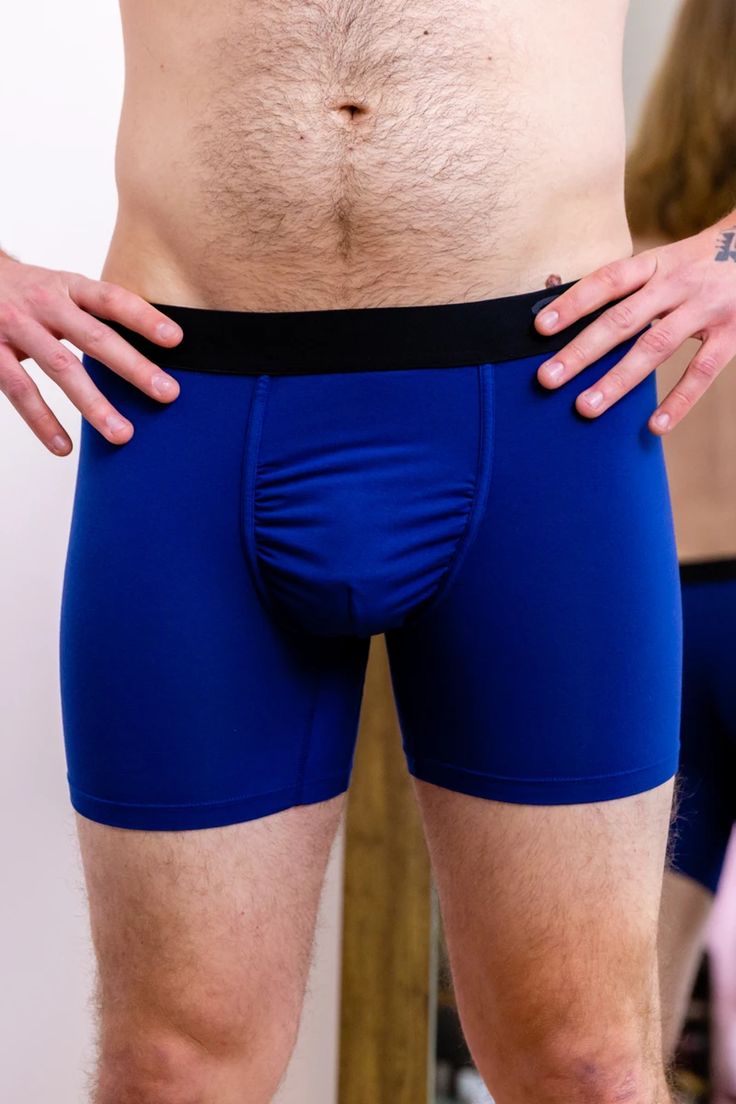 Dark Blue Ball Hammock® Pouch Underwear | The Big Blue Functional Blue Boxer Briefs For Sports, Functional Blue Sports Boxer Briefs, Functional Sports Boxer Briefs In Blue, Blue Sporty Boxer Briefs For Gym, Sporty Blue Boxer Briefs For Gym, Functional Blue Boxer Briefs Multi-pack, Functional Blue Boxer Briefs For Gym, Blue Anti-odor Boxer Briefs For Training, Functional Blue Boxer Briefs