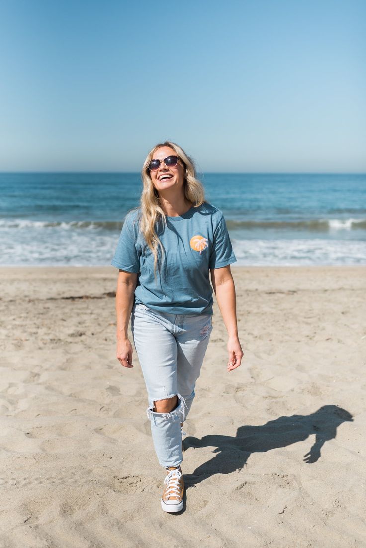 Don't be shady, stay palm. This slate blue unisex tee is printed in Hermosa Beach and was inspired by every local's favorite tree. • Unisex short sleeve tee. Get your normal size for a relaxed fit• Model is wearing a size Medium • Made from 100% Airlume combed and ring-spun cotton 100% NO SWEATSHOPS & ECO-FRIENDLY PRODUCTION Hermosa Beach, Slate Blue, Unisex Shorts, Overall Shorts, Short Sleeve Tee, Spun Cotton, Fitness Models, Overalls, Eco Friendly