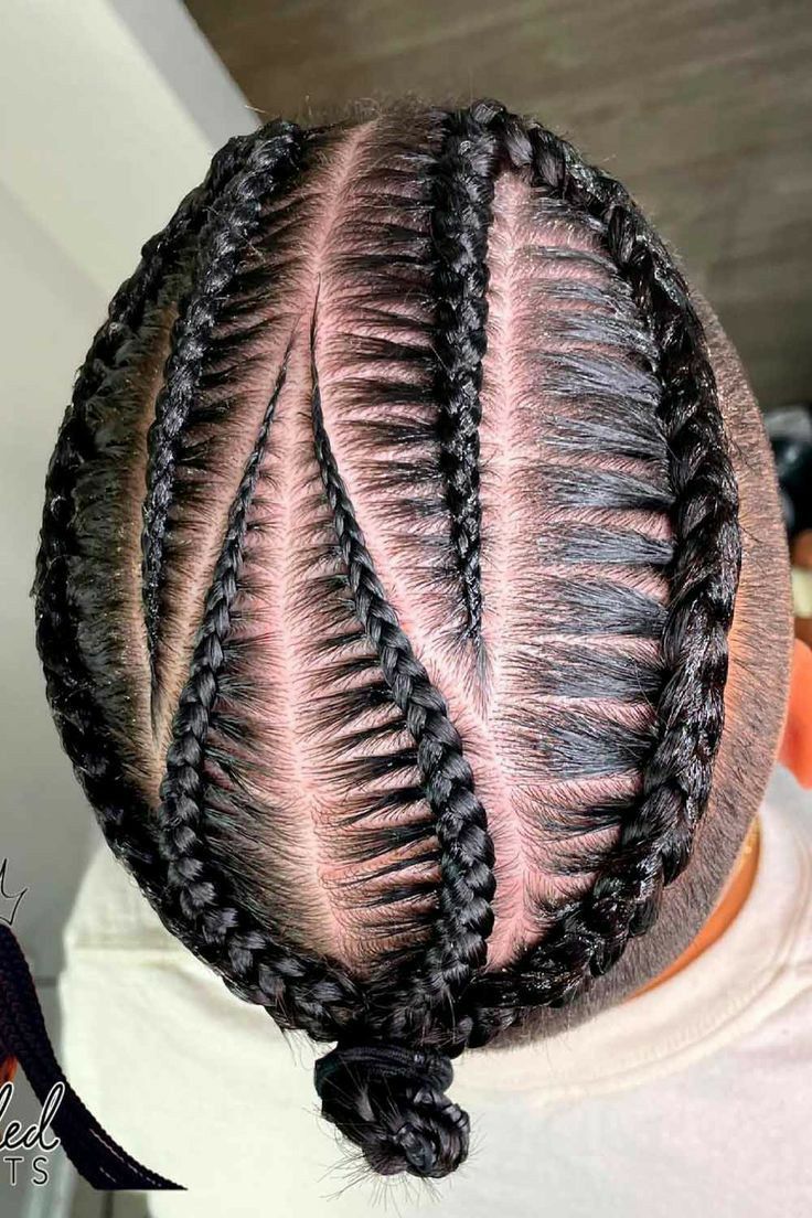 Black Mens Braids Hairstyles Short Hair, Men Bun Braids Hairstyles, Men Braided Bun, Men Bun Braids, Men With Braided Hair, White Boy With Braids, White Boy Braids Hairstyles, Mens Braids With Fade, Man Bun Braids Black Men