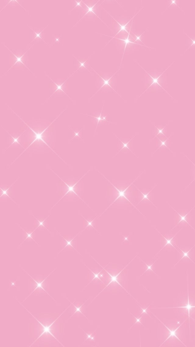 a pink background with white stars on it