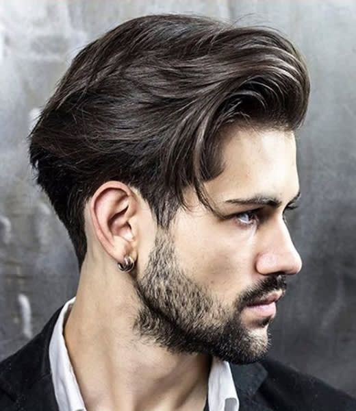 Mens Haircuts Medium, Mens Hairstyles Medium, Medium Length Hair Men, Men Haircut Styles, Cool Hairstyles For Men, Hairstyles Men, Medium Long Hair, Mens Hair, Classic Hairstyles