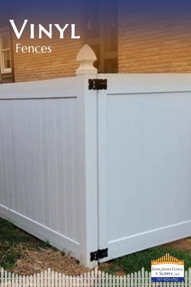 NA Vinyl Fence Ideas, Vinyl Fences, Fencing Options, Vinyl Privacy Fence, Fence Options, Vinyl Fencing, Vinyl Railing, Vinyl Panels, Lancaster County Pa