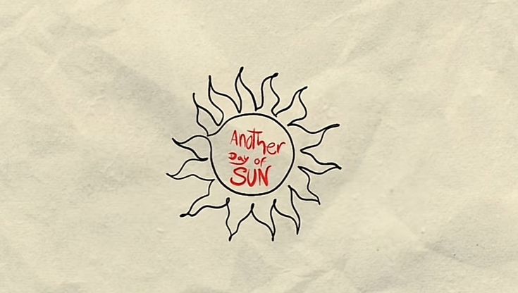 an image of a sun with the words another way to sun on it's side