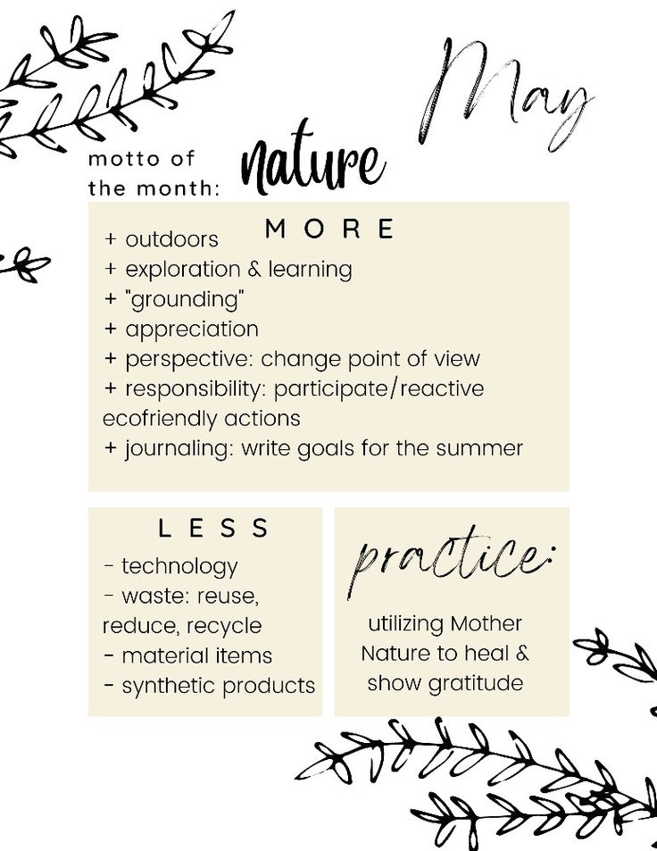 use this sheet as a reminder all month, print it out/Pin it, set your own goals! May, nature, thank you Moyher Earth, monthly goals, monthly motto, healthy living, growth mindset, self-development Monthly Focus Ideas, Motto Of The Month, Monthly Motto, Month Themes, 2024 Reset, Goals Monthly, Yoga Teaching, Self Care Bullet Journal, Writing Therapy