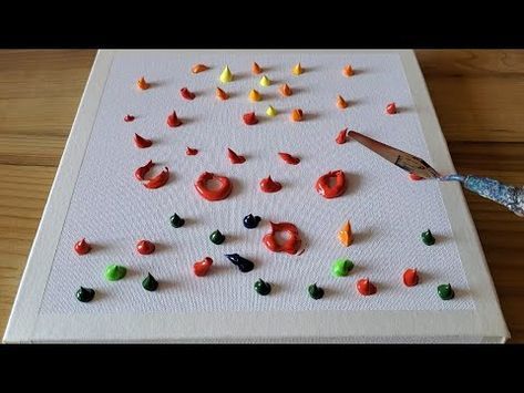 an art project made out of candy and paint