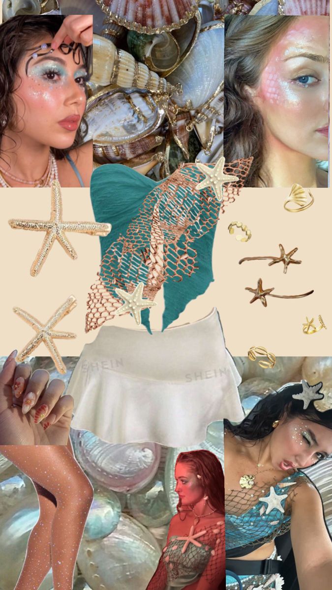 a collage of photos with different types of clothing and jewelry on it's sides