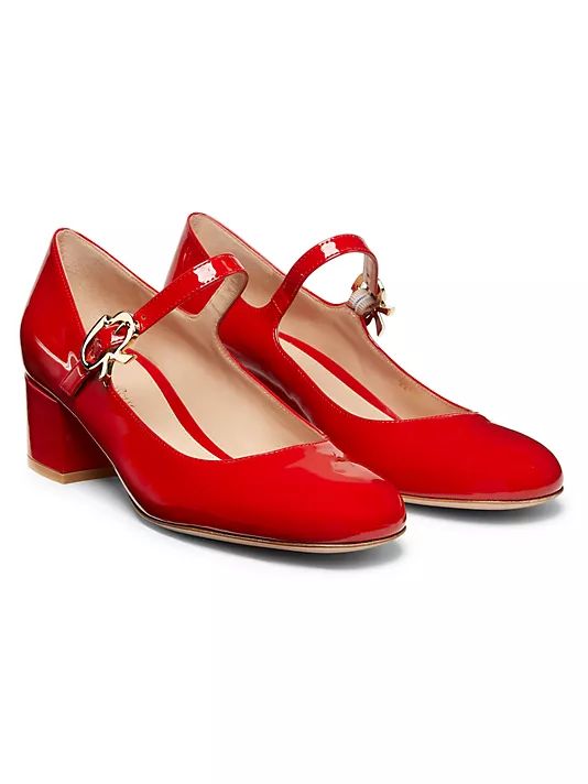 Shop Gianvito Rossi Mary Ribbon 45MM Vernice Mary Janes | Saks Fifth Avenue Red Mary Jane Shoes, Mary Jane Shoes Heels, Velvet Pumps, Womens Mary Janes, Round Toe Pumps, Blue Pumps, Italian Shoes, Mary Jane Pumps, Mary Jane Heels