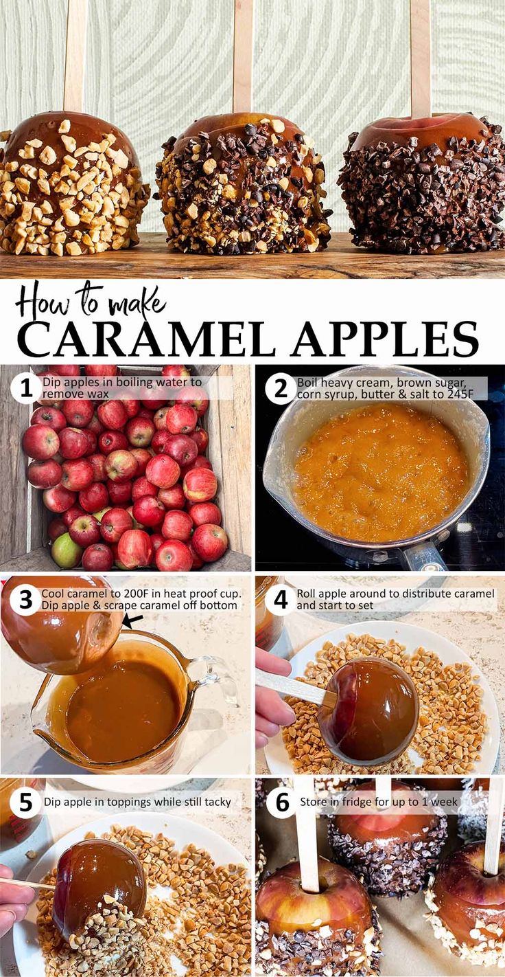 how to make caramel apples