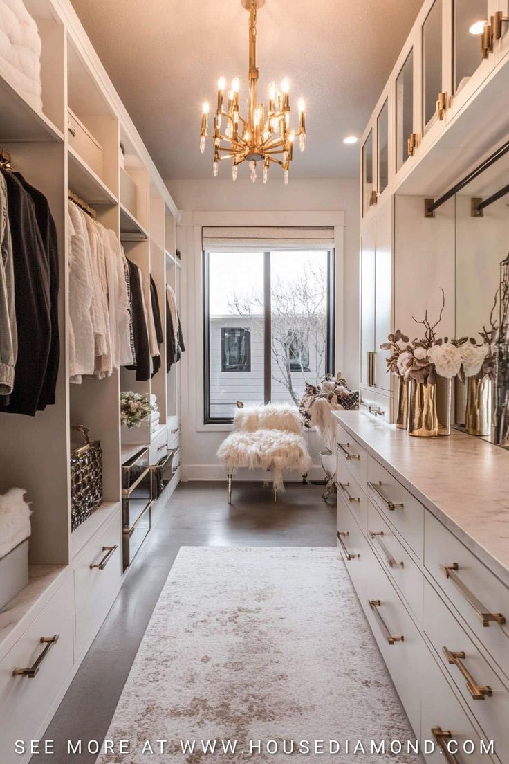 35 glamorous walk in closet ideas