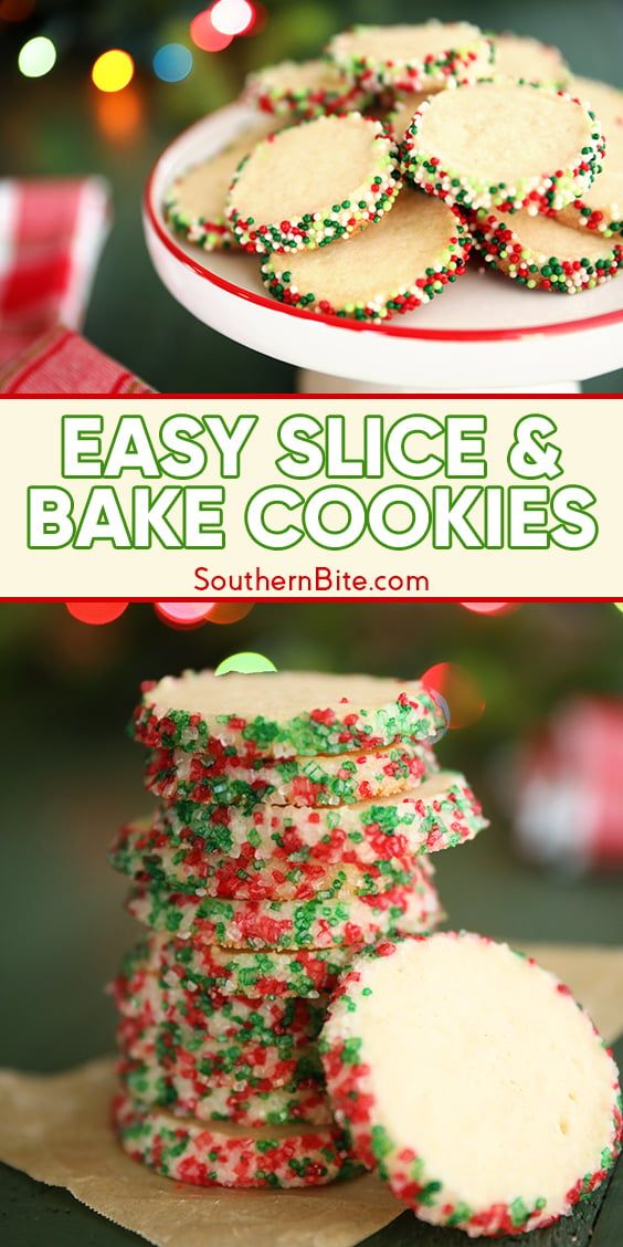 easy slice and bake cookies with sprinkles