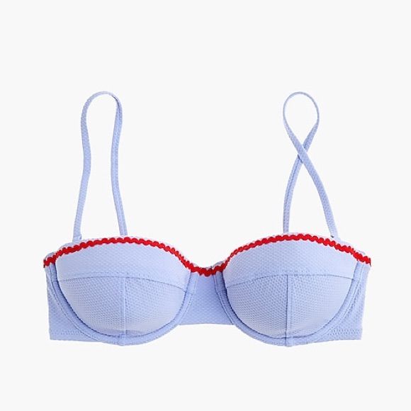 Underwire, Lightly Padded, Hook Closure Straps Are Adjustable And Removal Super Pretty And Never Warn Can Be Sold Separately Or As A Set Summer Underwire Bra Partially Lined, Partially Lined Fitted Bra For Beach, Blue Summer Bra For Poolside, Blue Bra For Poolside And Summer, Summer Poolside Blue Bra, Blue Swim Bra For Summer, Blue Summer Bra With Removable Pads, Summer Blue Bra With Removable Pads, Summer Beachwear Blue Bra