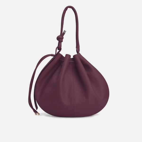 INA BAG LARGE PEBBLE BORDEAUX Chic Pouch Bag With Rolled Handles, Versatile Burgundy Shoulder Bag With Removable Pouch, Versatile Hobo Bag With Round Handle For Travel, Versatile Soft Leather Pouch Hobo Bag, Versatile Soft Leather Hobo Pouch Bag, Versatile On-the-go Hobo Bucket Bag, Versatile Crossbody Hobo Bag With Handle Drop, Versatile Hobo Bucket Bag For Errands, Versatile Soft Leather Shoulder Bag With Round Handle