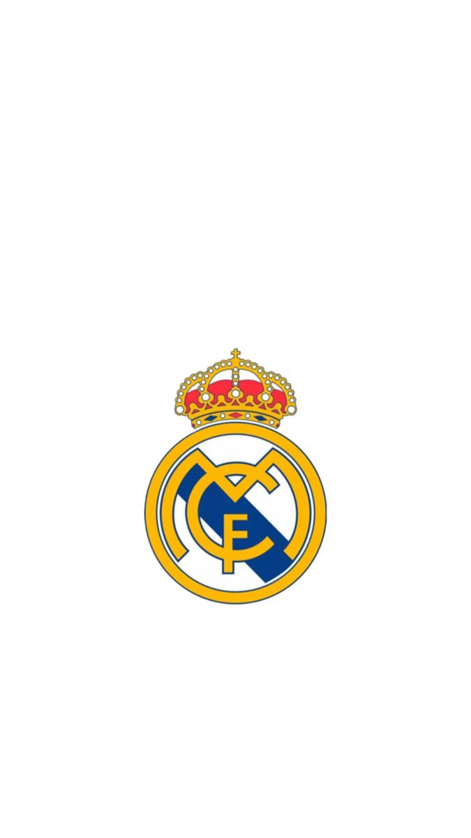 the real madrid logo on a white background