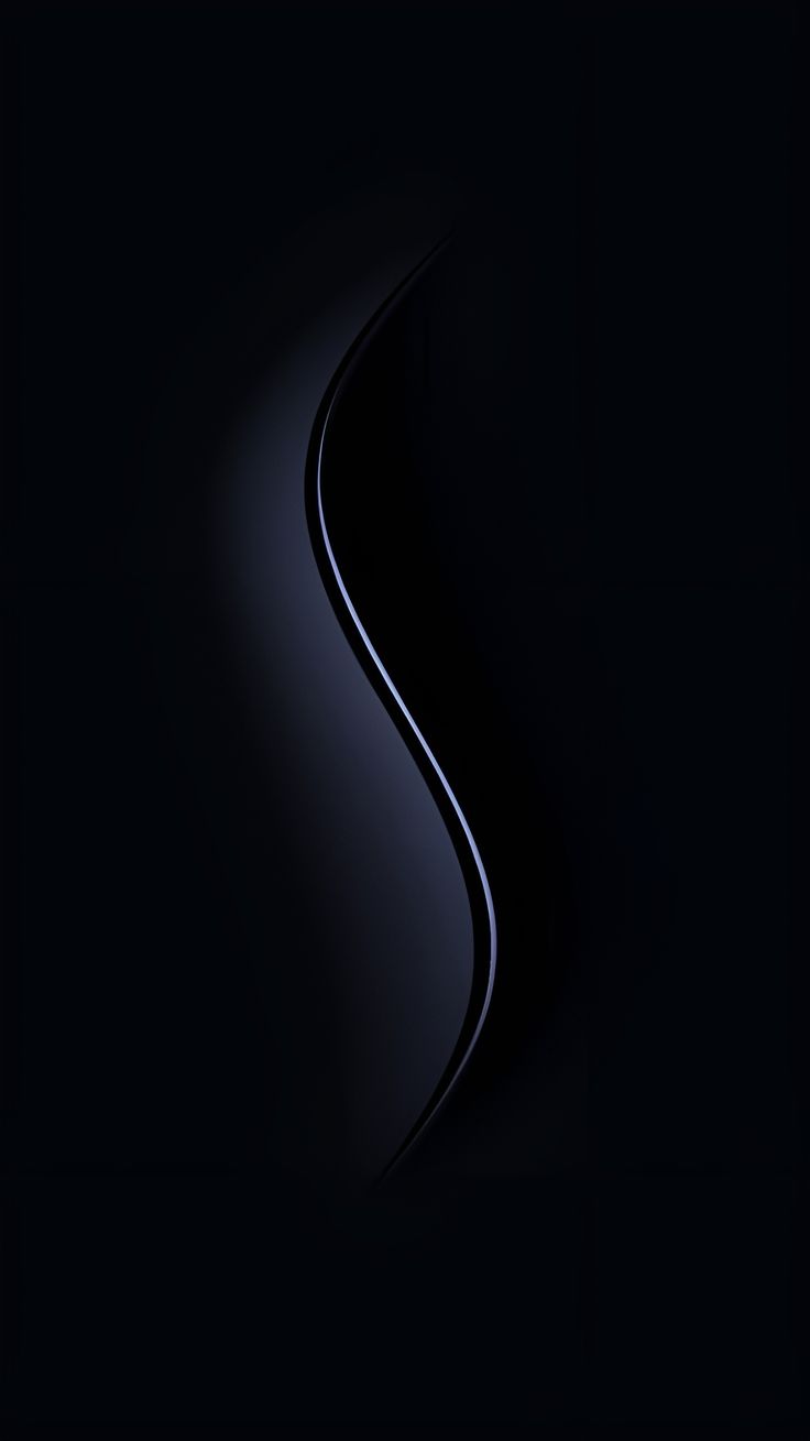 an abstract black background with wavy lines