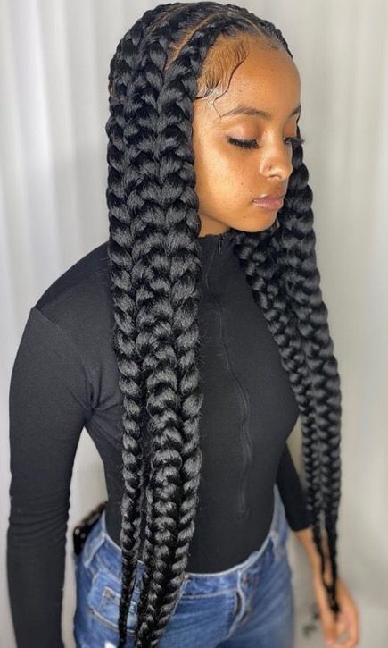 Twisted Hair, Big Box Braids Hairstyles, Feed In Braids Hairstyles, African Hair Braiding Styles, Box Braids Hairstyles For Black Women, Braided Cornrow Hairstyles, Braids Hairstyles Pictures, Twist Braid Hairstyles, Feed In Braid