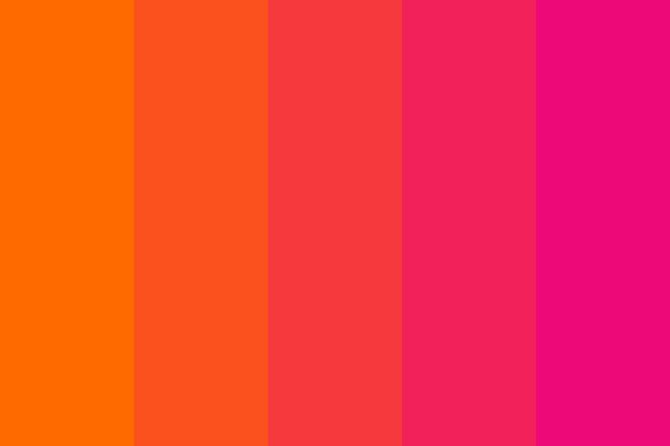 an orange and pink color scheme with horizontal lines in the middle that are parallel to each other