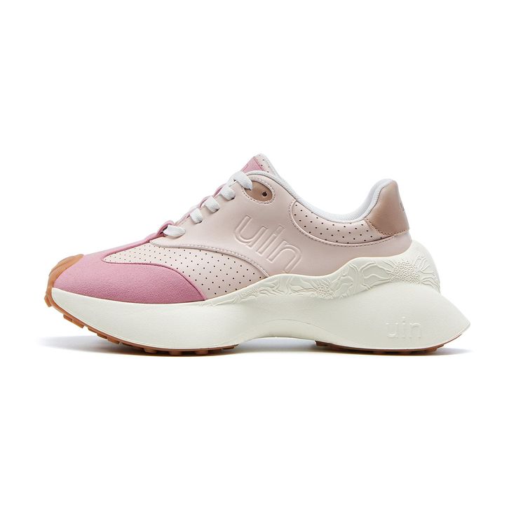 UIN Footwear Women Rose Pink  Lleida I Women Canvas loafers Spring Athleisure Sneakers, Spring Outdoor Low-top Sneakers, Pink Athleisure Sneakers For Outdoor, Spring High-top Walking Sneakers, Trendy Sneakers For Spring Walking, High-top Sneakers For Walking In Spring, Casual Sneakers With Vibram Sole For Spring, Walking Sneakers With Laces For Spring, Spring Sports Chunky Sneakers With Cushioned Footbed