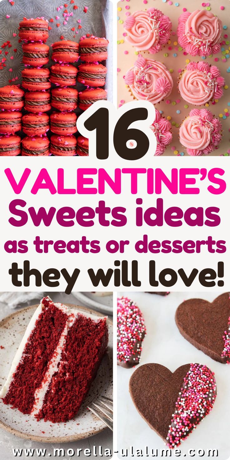 Indulge in love this Valentine’s Day with these delicious sweet treat ideas! 🍫💕 From easy homemade desserts to creative treat boards and gift boxes, these Valentine sweets are perfect for kids, him, or anyone you love. Discover simple recipes and fun ideas to make this holiday extra sweet. Click now for Valentine’s treats inspiration! Valentine Themed Desserts, Valentines Food Gift Ideas, Mini Valentines Desserts, Small Valentines Desserts, Easy Valentine Treats For Adults, Valentines Treat Boxes Sweets Diy, Valentine Treat Recipes, Valentines Strawberry Ideas, Valentines Day Desserts To Sell