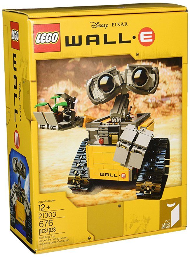 the lego wall - e is in its box