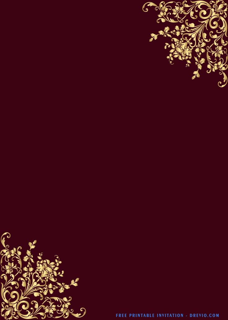 a red and gold background with an ornate design