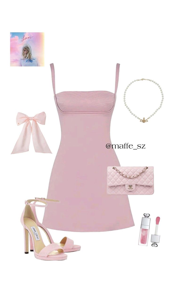 💕 Coquette Girly Outfits, Shein Dress Outfit Ideas, Coquette Birthday Outfit, Vestido Coquette, Pink Taylor Swift, Vestidos Sport, Pretty Homecoming Dresses, Coquette Ribbon, Outfits 2000s