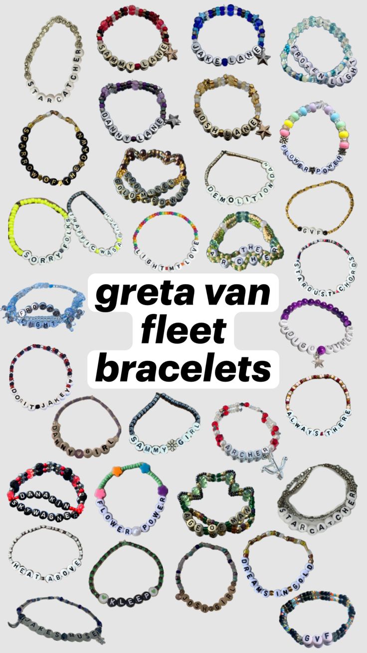 Greta Van Fleet, Bracelet Ideas, Friendship Bracelets, Bracelet, Van