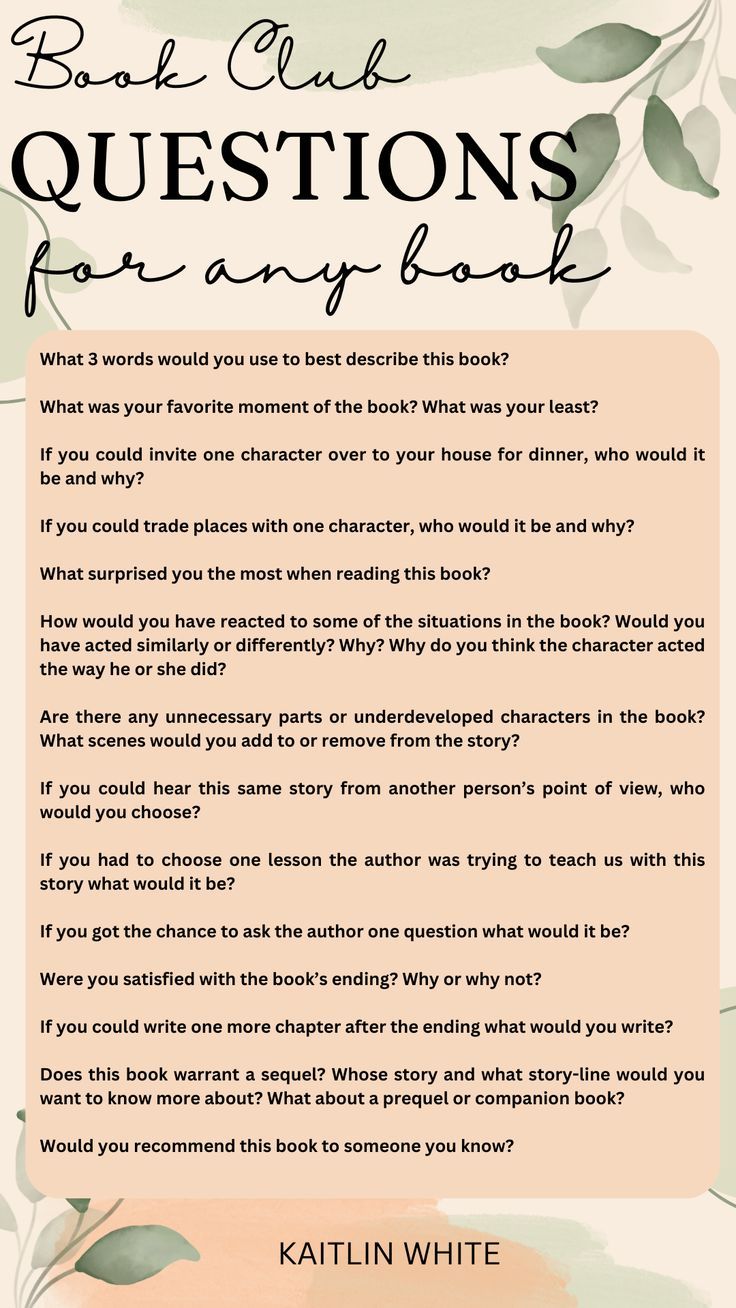 book club questions Book Club Ideas Hosting, Mother Daughter Book Club, Book Club Activities, Book Club Parties, Book Club Questions, Book Club Reads, Book Reading Journal, Book Club Meeting, Reading Club