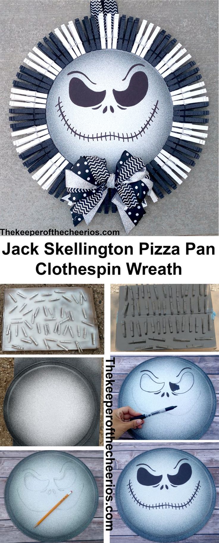 the jack skellington pizza pan is being made with cottonspin