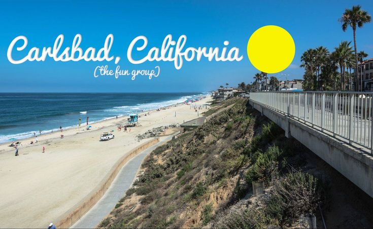 a beach with people walking on it and the words cababo, california above it