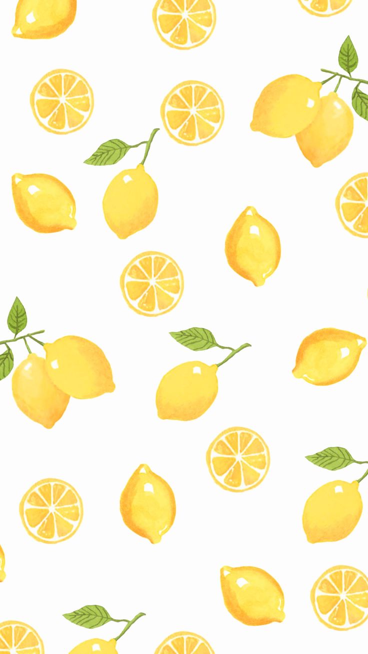 lemons and leaves on a white background