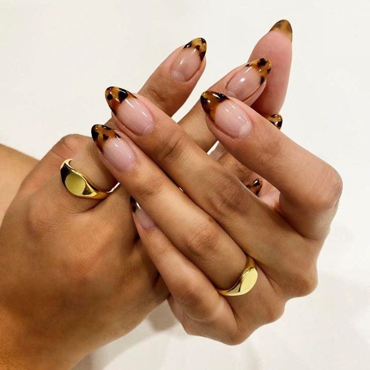 Cheetah Print Nails, Cheetah Nails, Leopard Print Nails, Minimal Nails, Print Nails, Leopard Nails, Nagel Inspo, Cat Kuku, Funky Nails