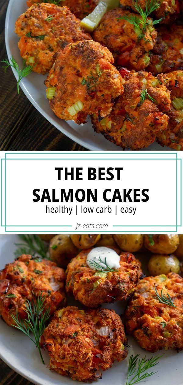 the best salmon cakes healthy and low carb easy