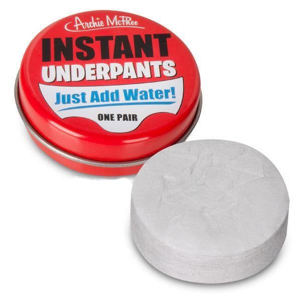 Accoutrements - Archie McPhee Home Personal Instant Underpants Weird Products, Stocking Stuffers For Men, Weird Gifts, Gag Gifts Funny, Novelty Items, White Elephant, Tin Can, White Elephant Gifts, Elephant Gifts