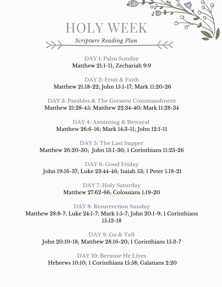 Bible Study For Easter Week, Easter Week Scriptures, Easter Week Reading Plan, Good Friday Bible Reading, Easter Week Bible Reading Plan, Easter Story Scripture, Scripture For Easter Week, Easter Week Bible Study, Easter Sunday Scripture