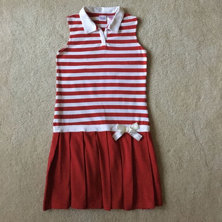 Nwot Girls Sleeveless Dress. Dress Is Red And White Stripe With A Pleated Bottom. Material Is 95% Cotton 5% Spandex. Adorable! White Sleeveless School Dress, Casual Red Sleeveless Stretch Dress, Casual Red Stretch Sleeveless Dress, Red Pleated Sleeveless Mini Dress, Red And White Striped Dress Summer, Red Cotton Minnie Mouse Dress, Red Polka Dot Dress For Kids, Red Sleeveless Mod Dress, Red And White Stripes